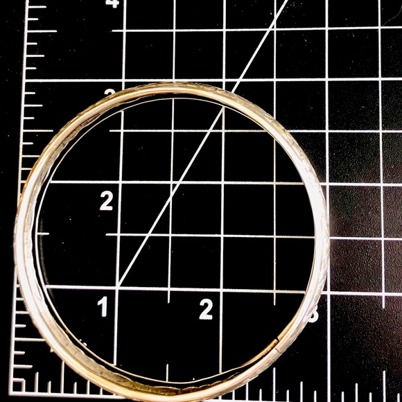 Vintage Mid Century Beau Sterling Silver Bangle Bracelet - Picture 5 of 7